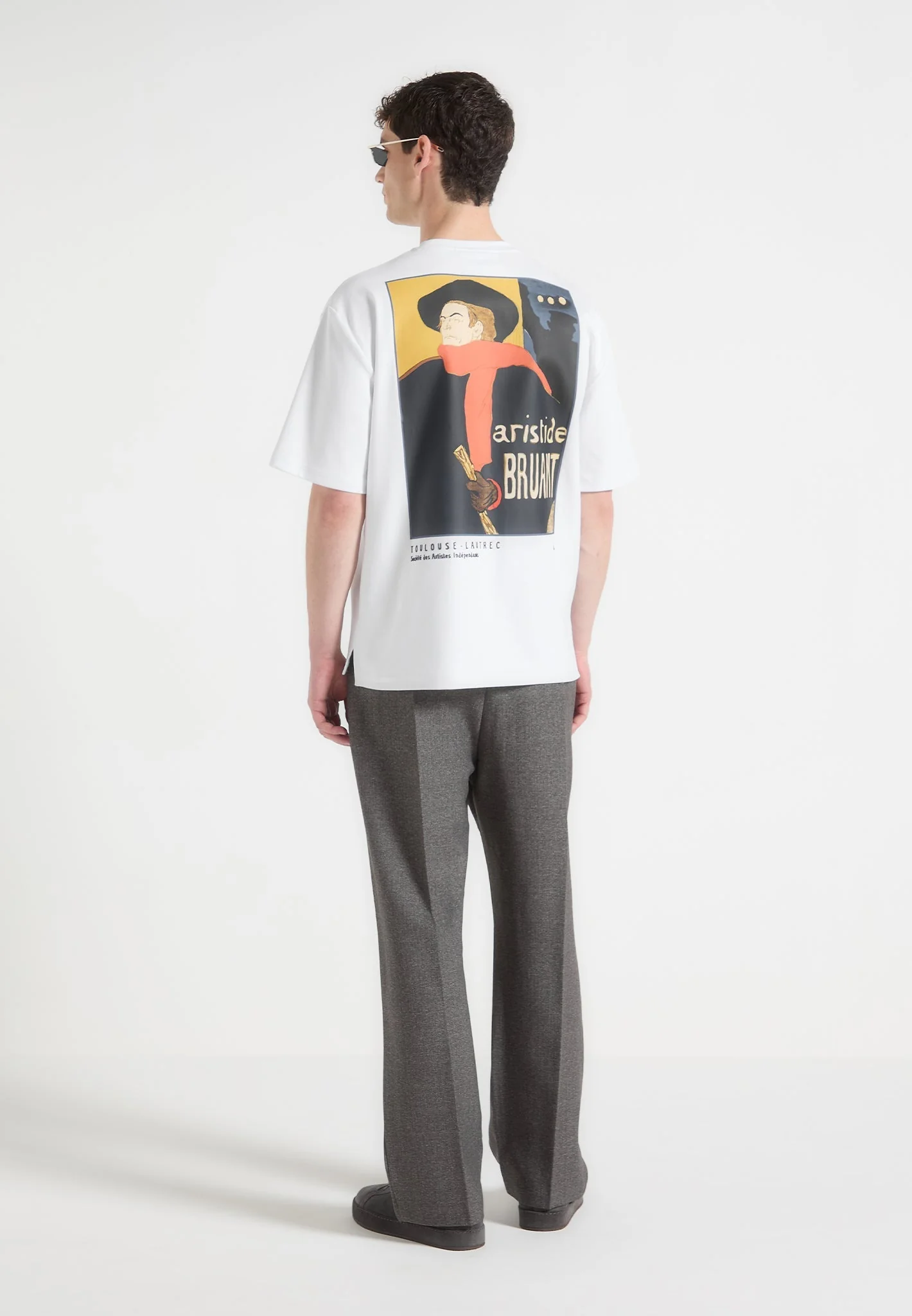 Art Nouveau - Cotton T-Shirt - White - Image 3