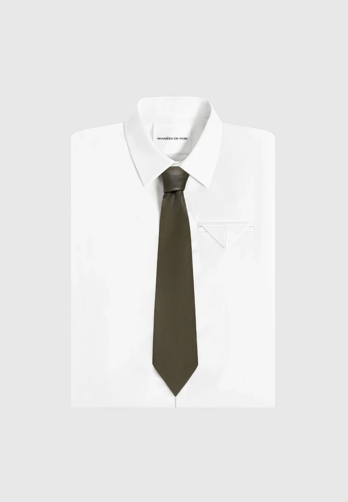Ash - Leather Tie - Sage - Image 2