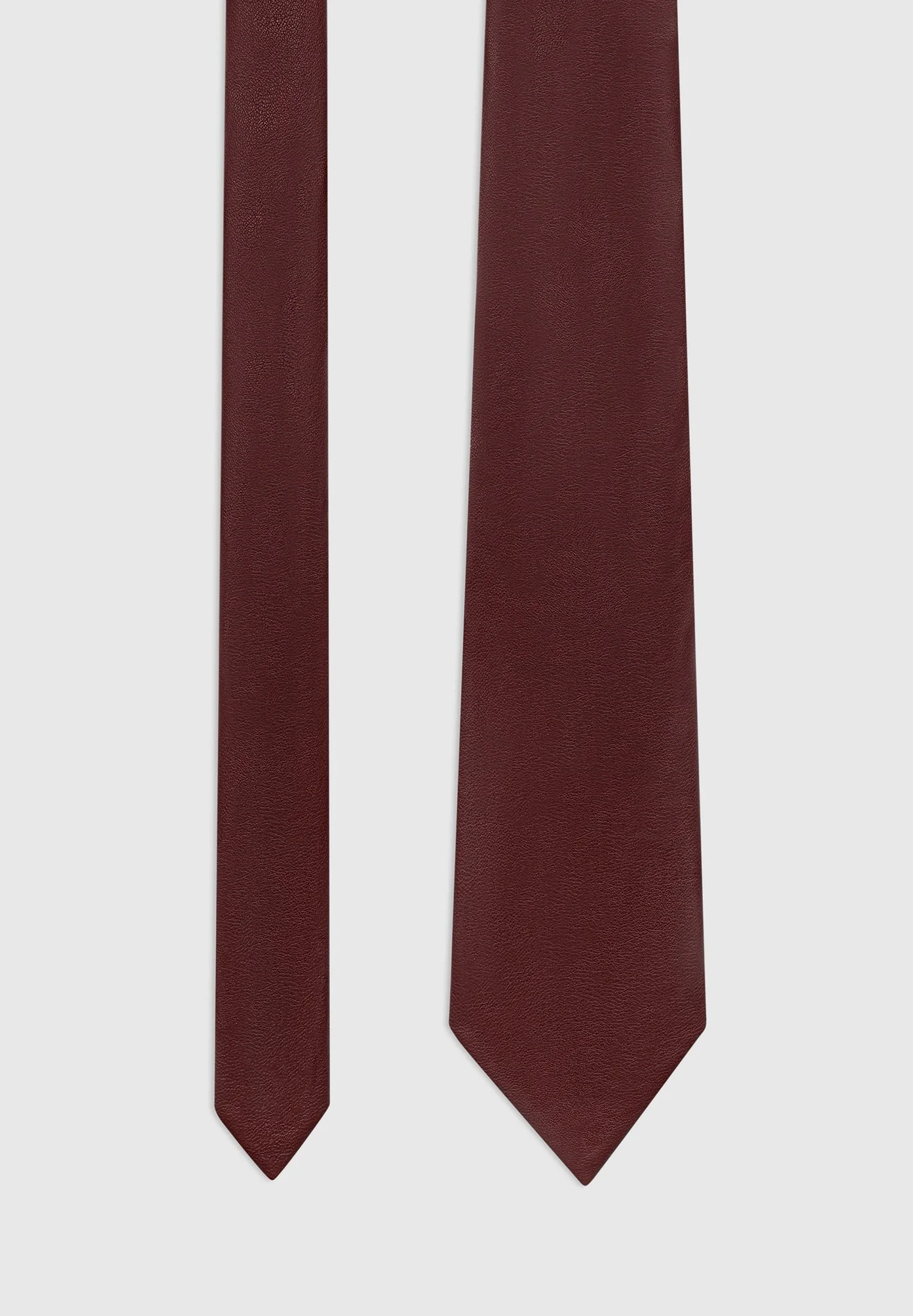Ash - Leather Tie - Wine Red - Image 4