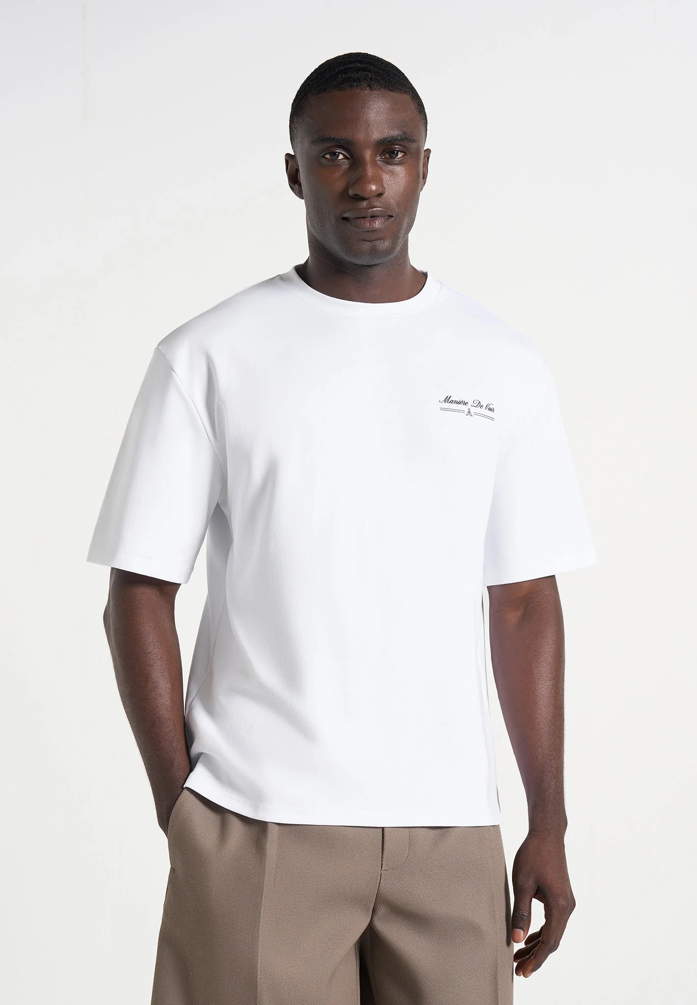 Kian - Circuit De Monaco Cotton T-Shirt - White - Image 2