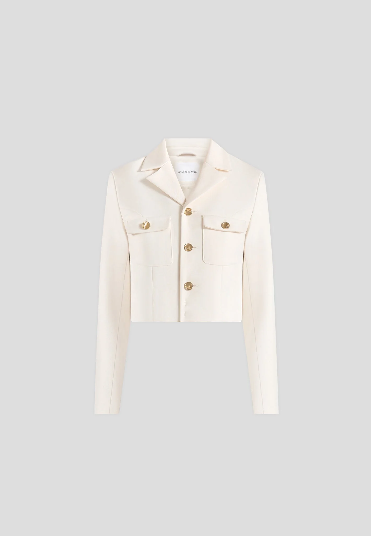 Daphina - Tailored Jacket - Off White - Image 6