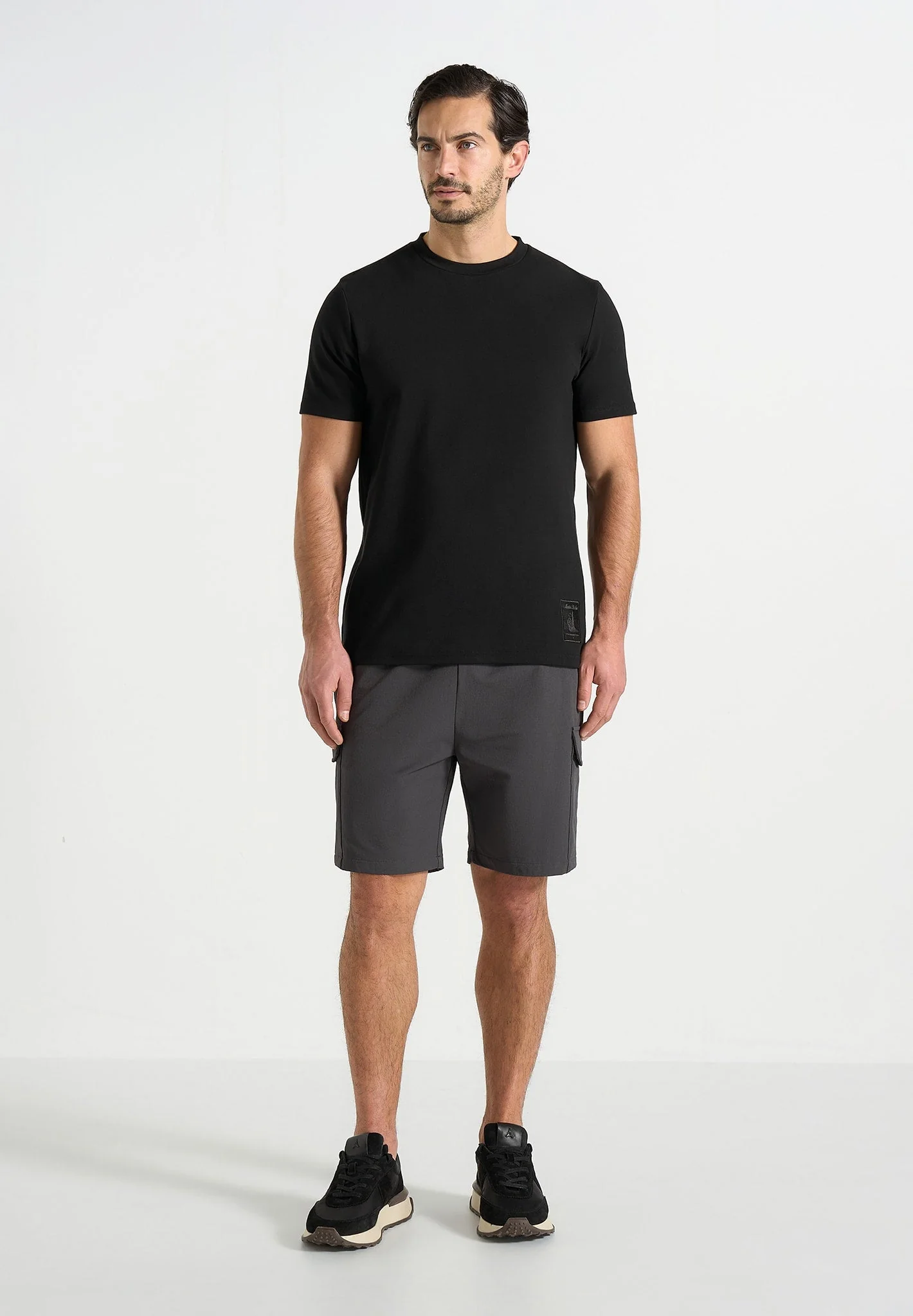 Dimitri - Technical Cargo Shorts - Charcoal - Image 4