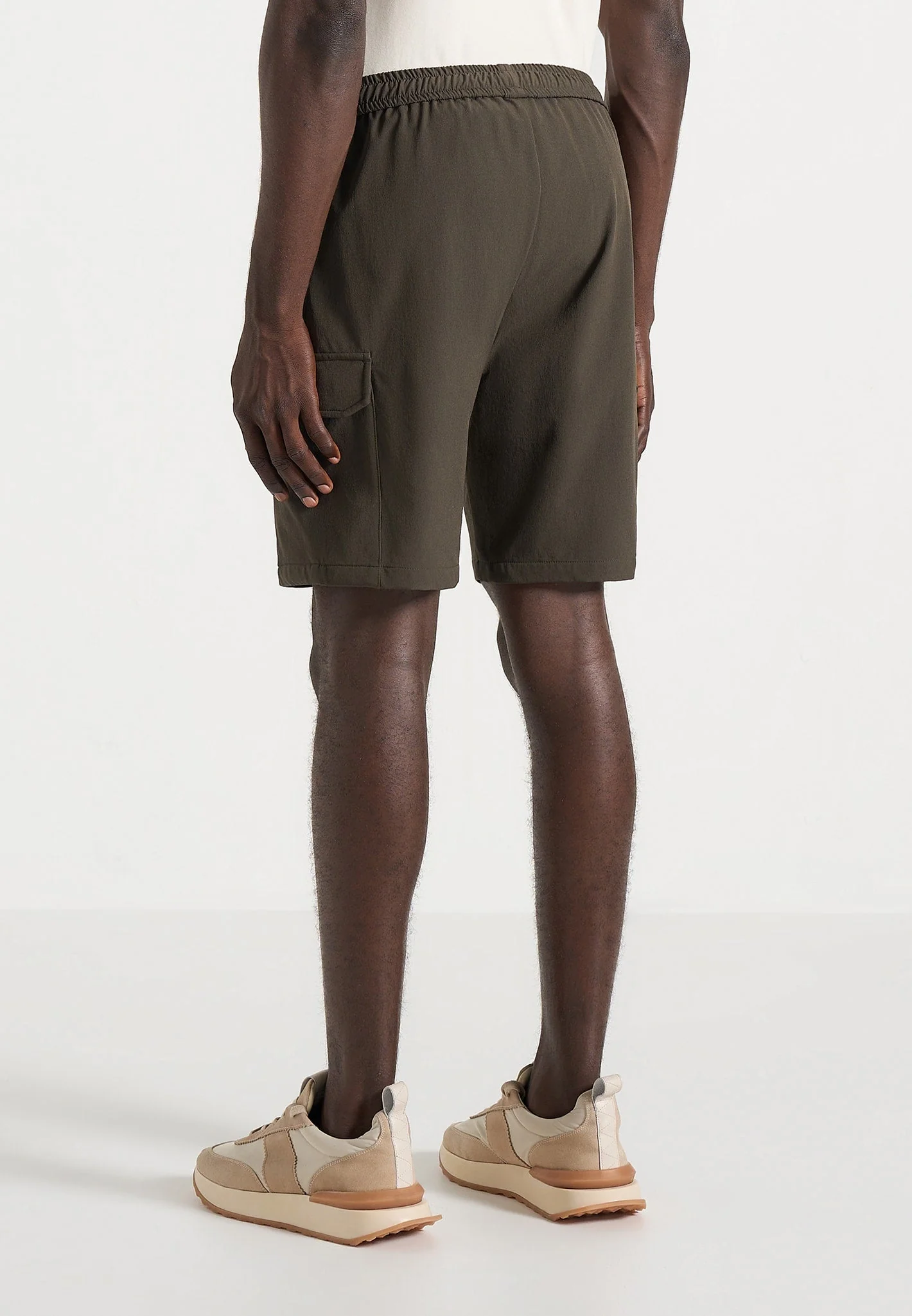 Dimitri - Technical Cargo Shorts - Olive - Image 4