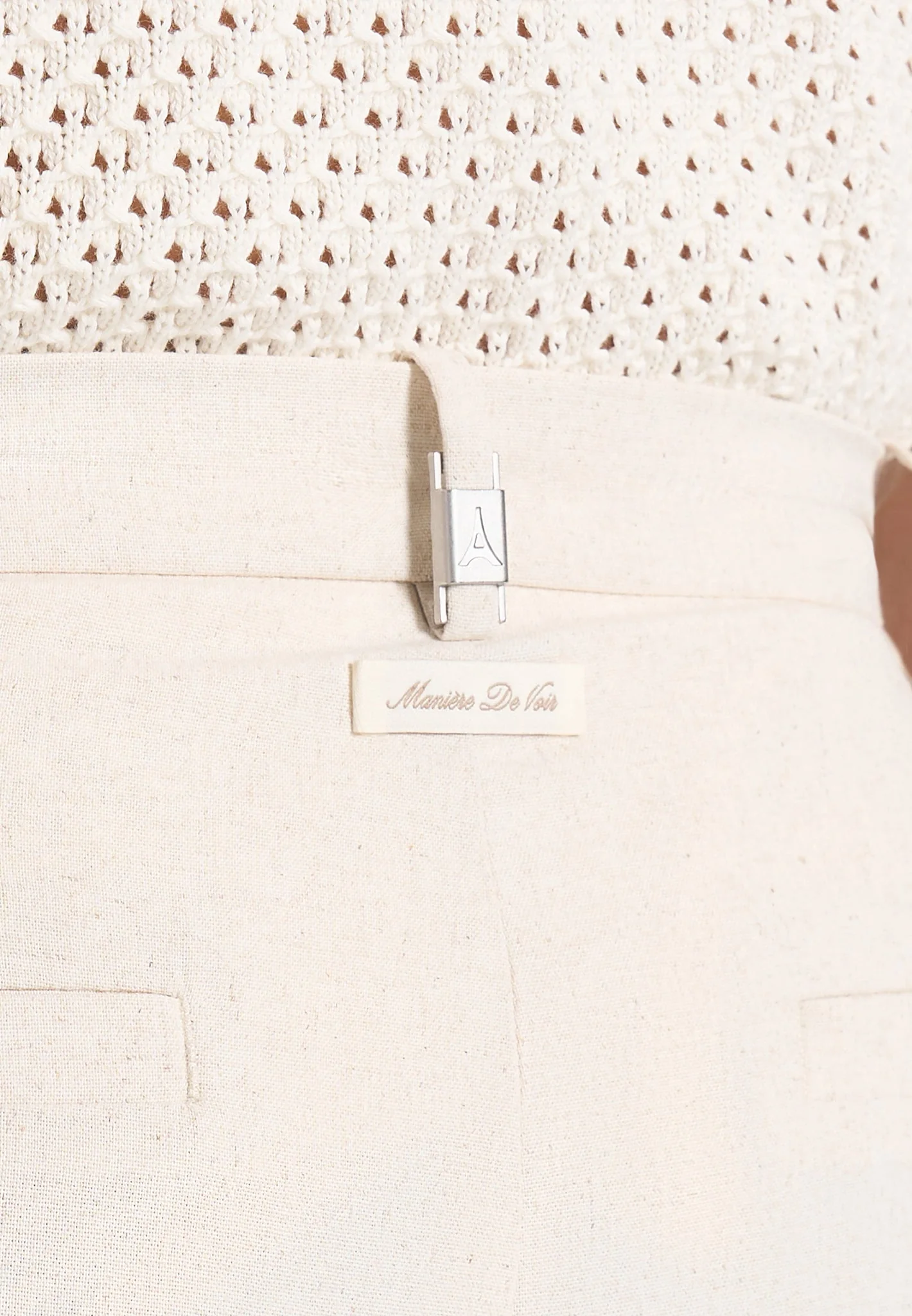 Dorian - Pleated Linen Trousers - Natural - Image 4