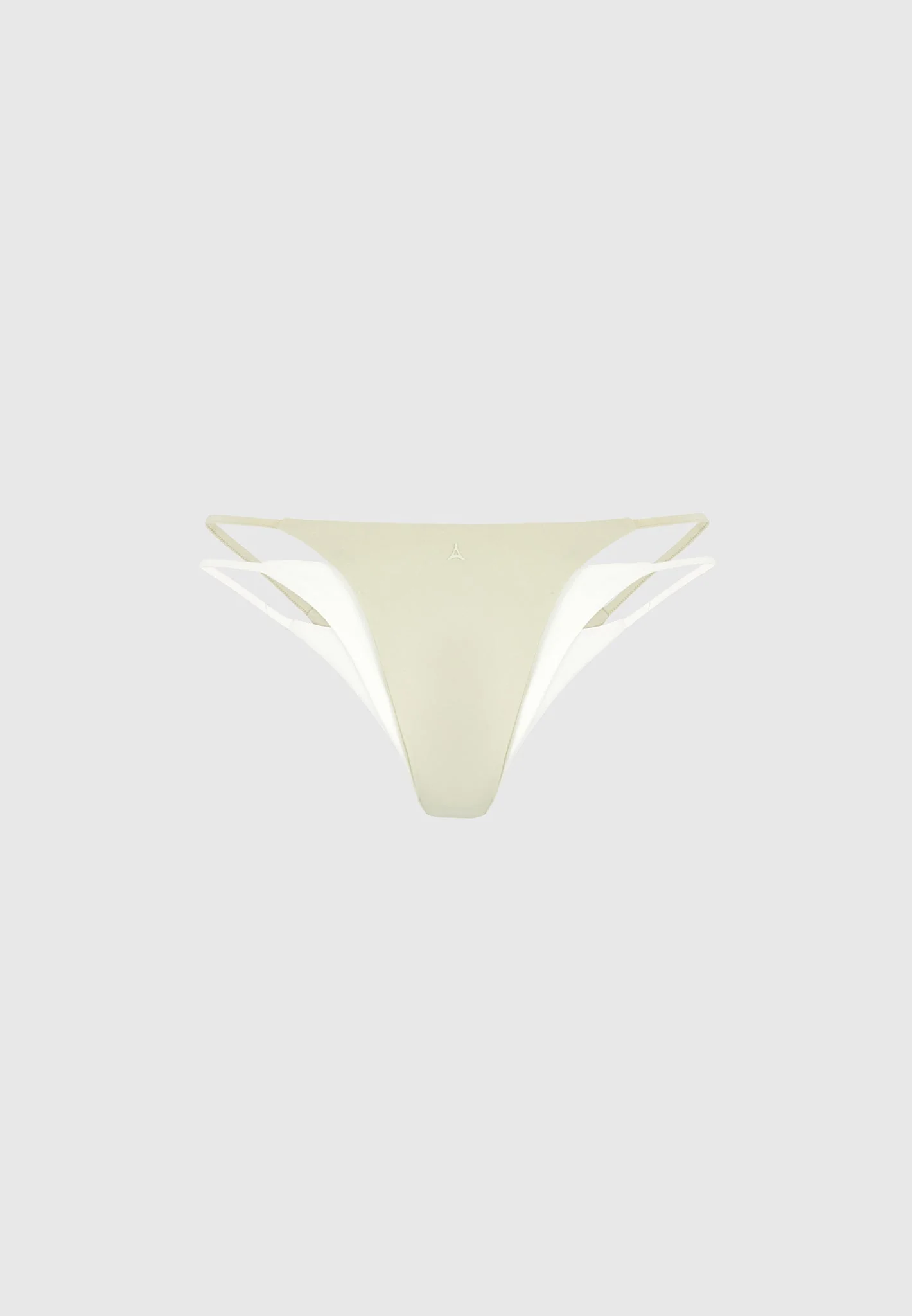 Nelly - Double Layer Bikini Bottoms - Sage/White - Image 8