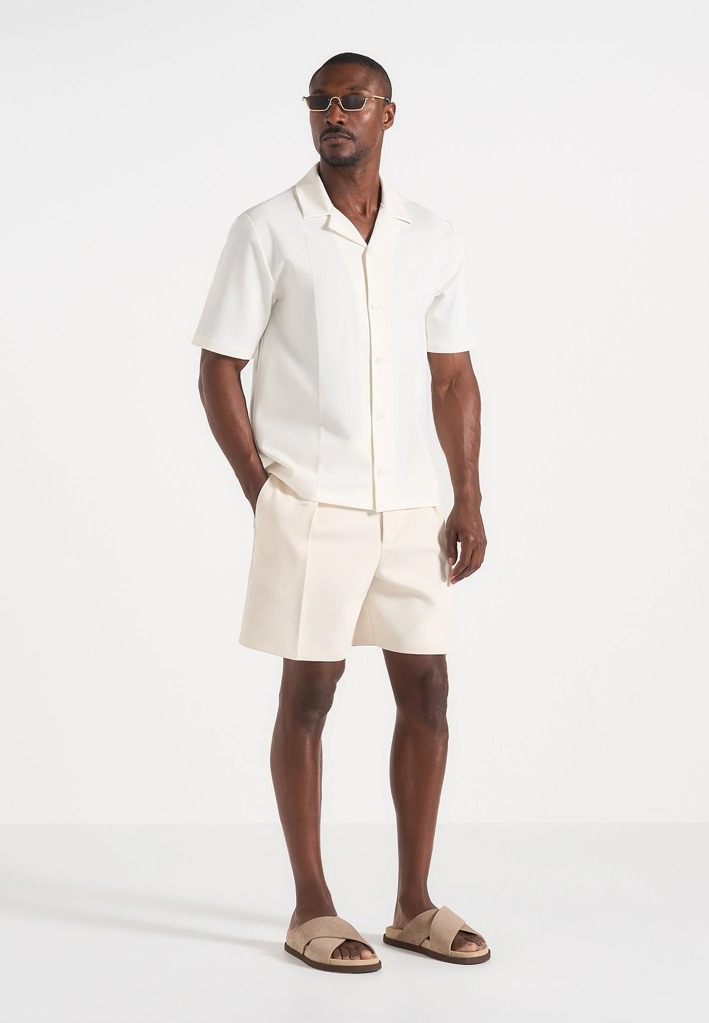 Felix - Tailored Shirt With Crease - White