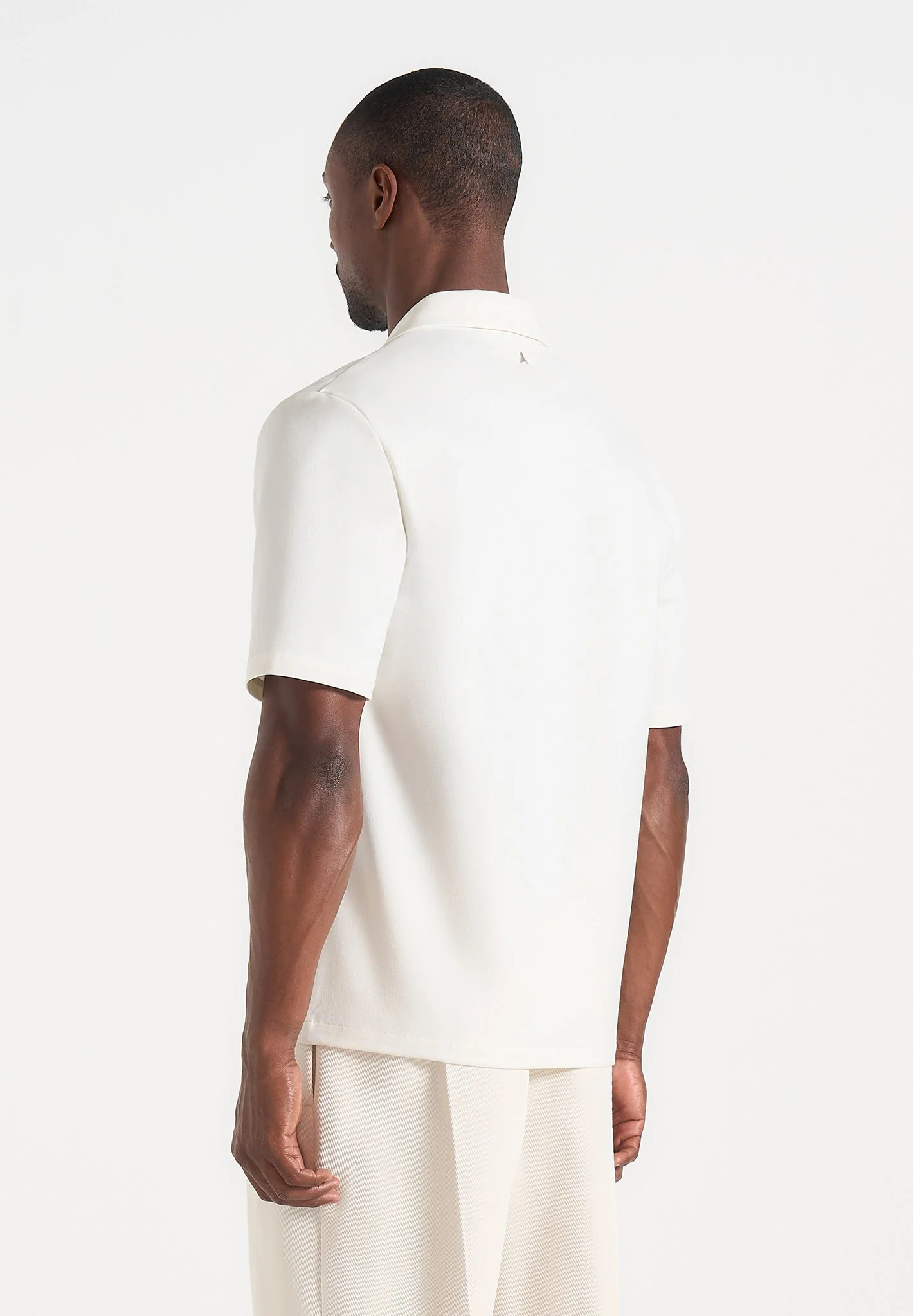 Felix - Tailored Shirt With Crease - White - Image 3