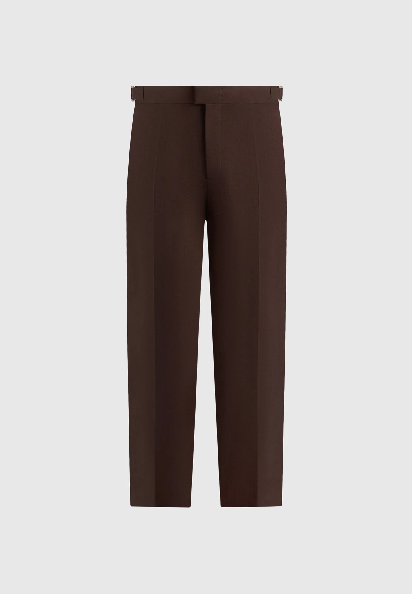 Hubert - Slim Fit Tailored Trousers - Brown - Image 5