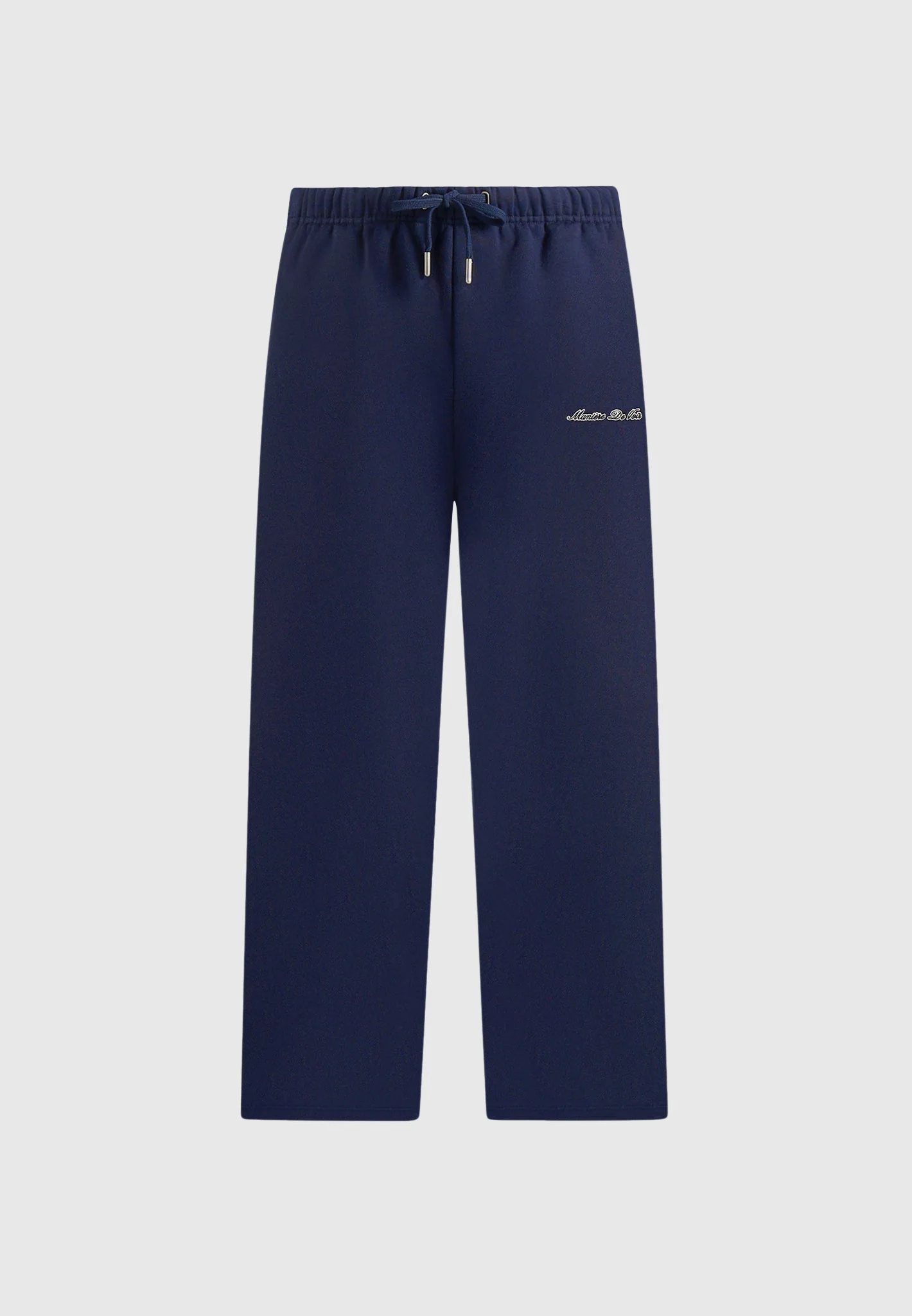 JS003 - Unisex Signature Wide Leg Joggers - Navy - Image 3