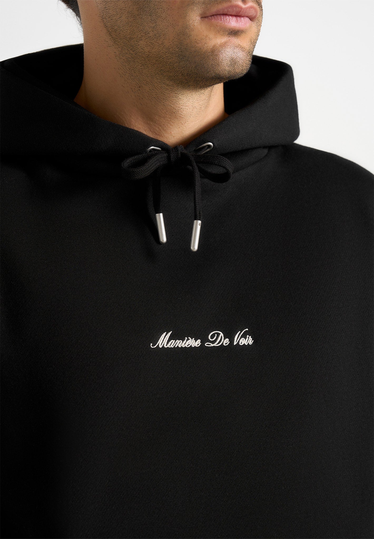 JS004 - Signature Regular Fit Hoodie - Black - Image 4