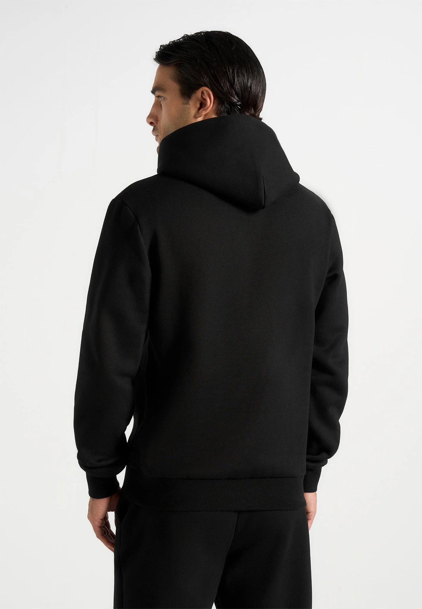 JS004 - Signature Regular Fit Hoodie - Black - Image 5