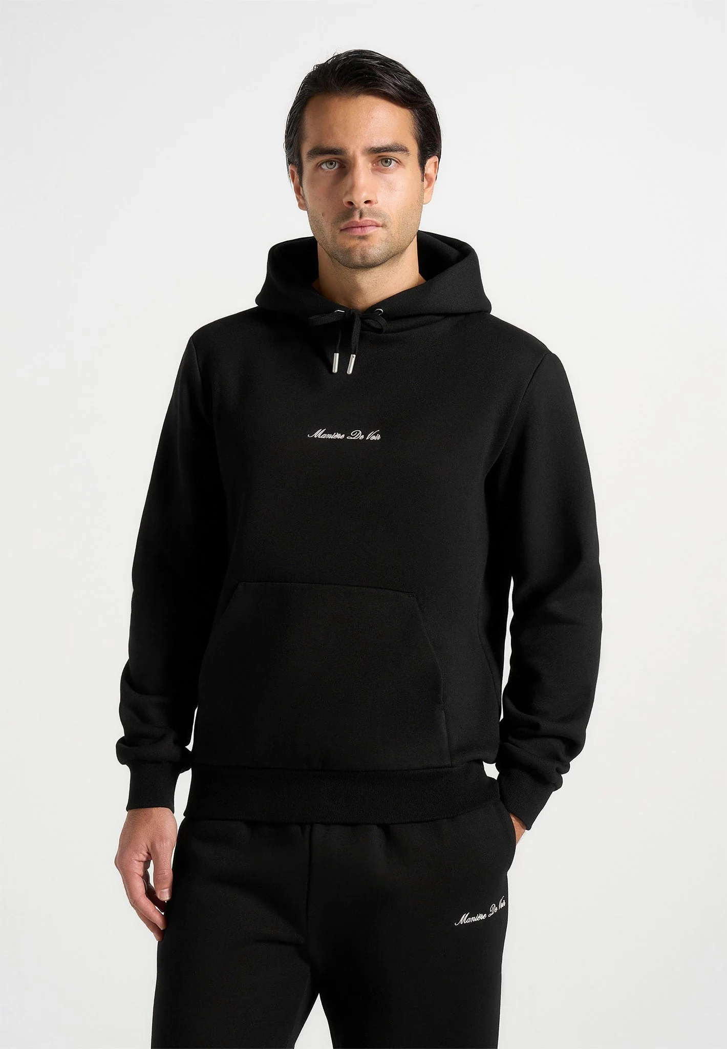 JS004 - Signature Regular Fit Hoodie - Black - Image 6