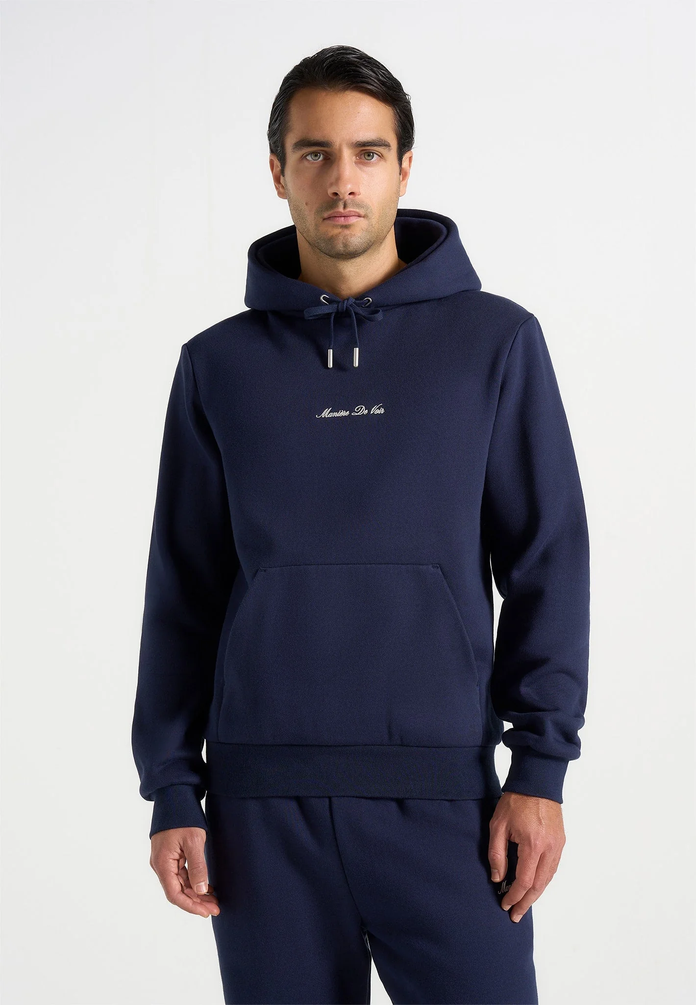 JS004 - Signature Regular Fit Hoodie - Navy - Image 3