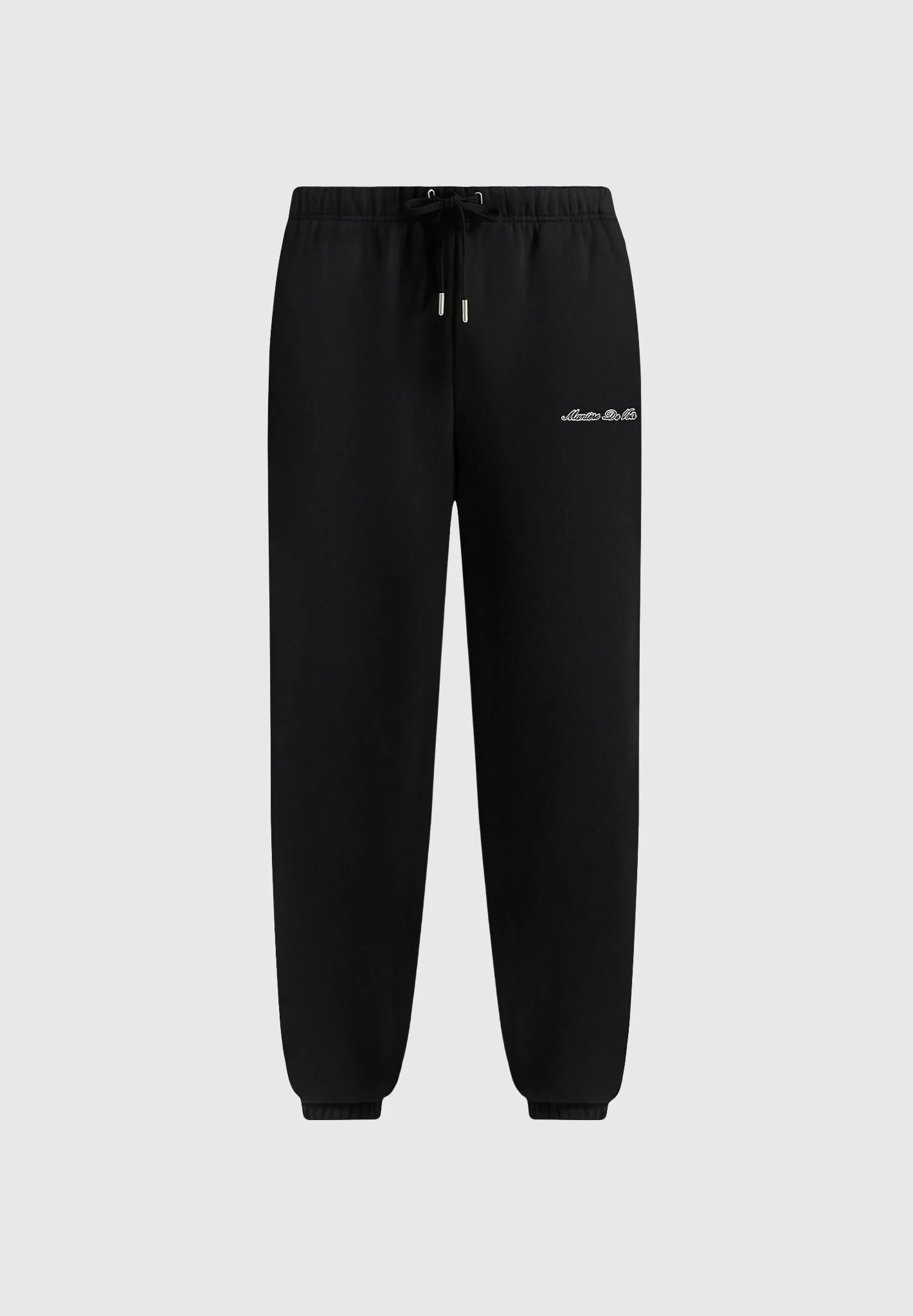 JS005 - Signature Regular Fit Cuffed Joggers - Black - Image 2