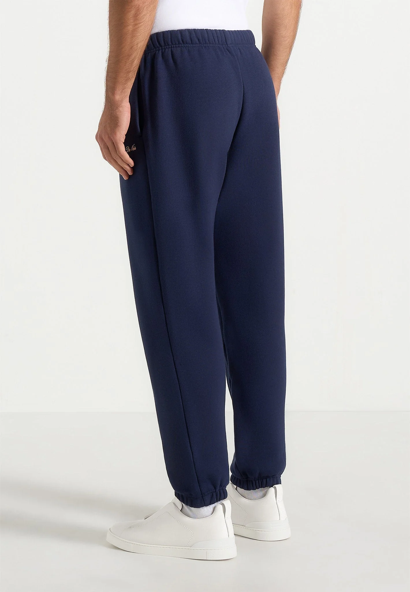 JS005 - Signature Regular Fit Cuffed Joggers - Navy - Image 5