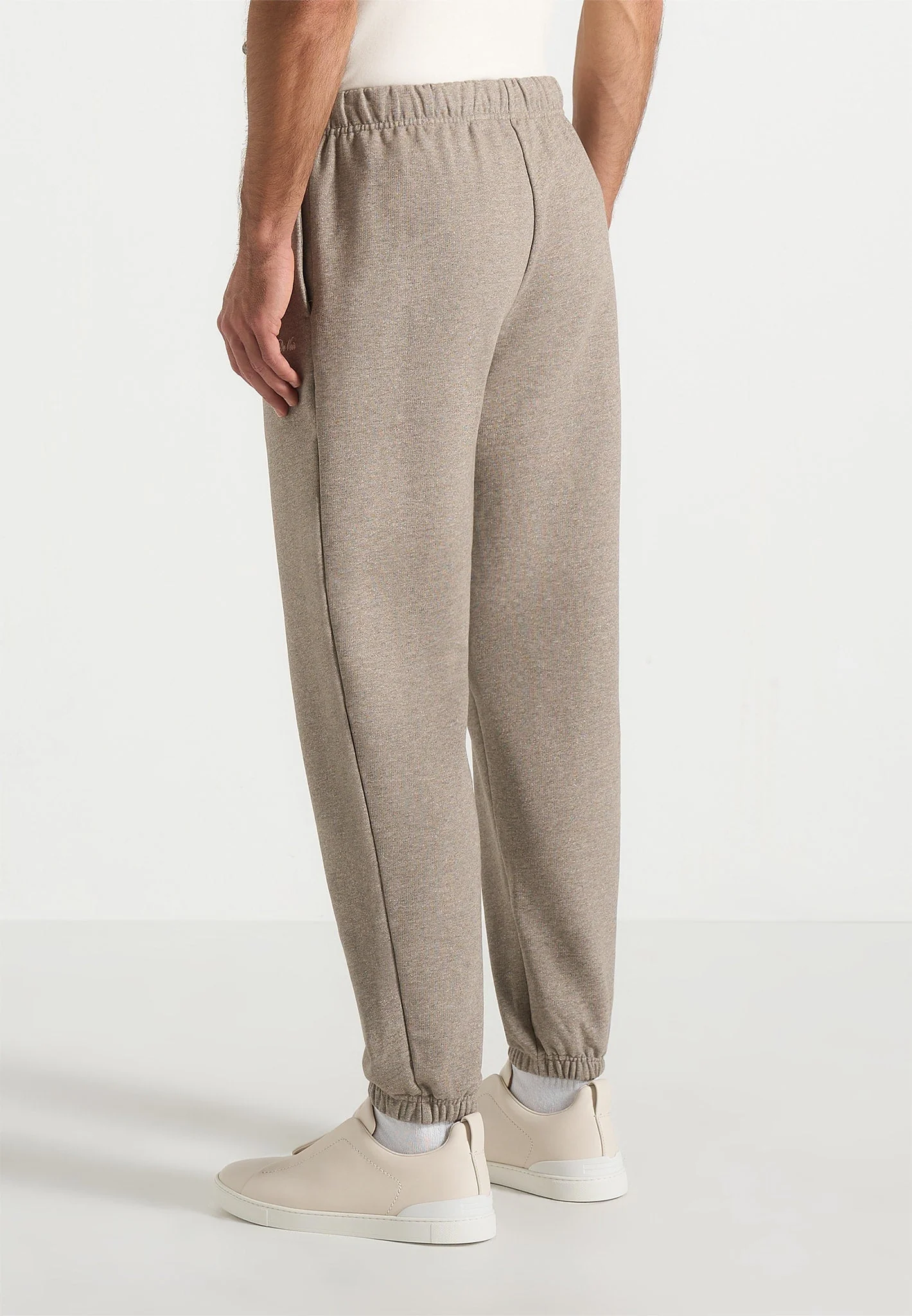 JS005 - Signature Regular Fit Cuffed Joggers - Taupe - Image 5