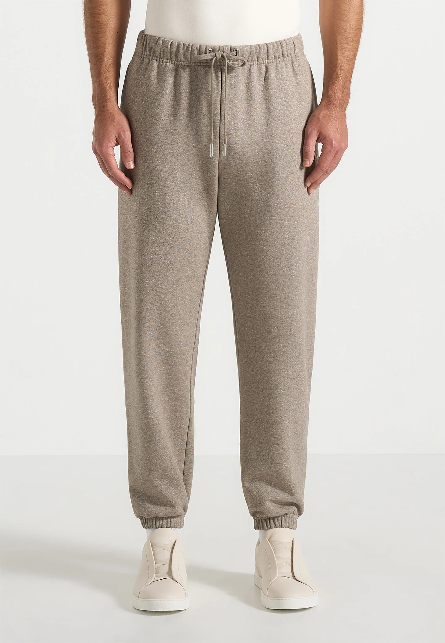 JS005 - Signature Regular Fit Cuffed Joggers - Taupe - Image 6
