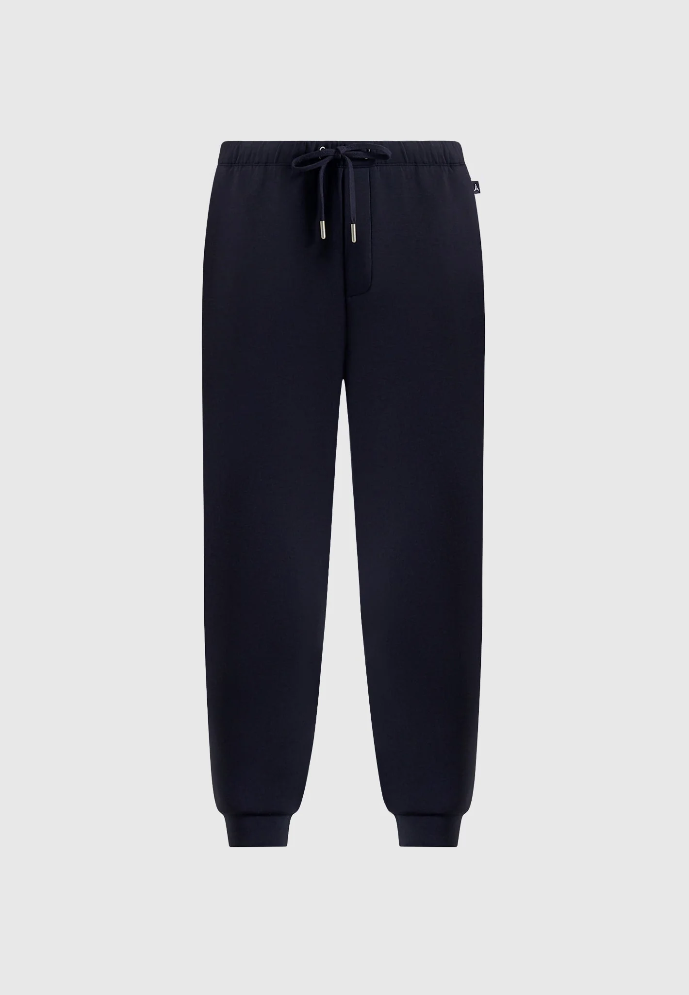 JS008 - Neoprene Minimal Tapered Fit Cuffed Joggers - Navy - Image 7
