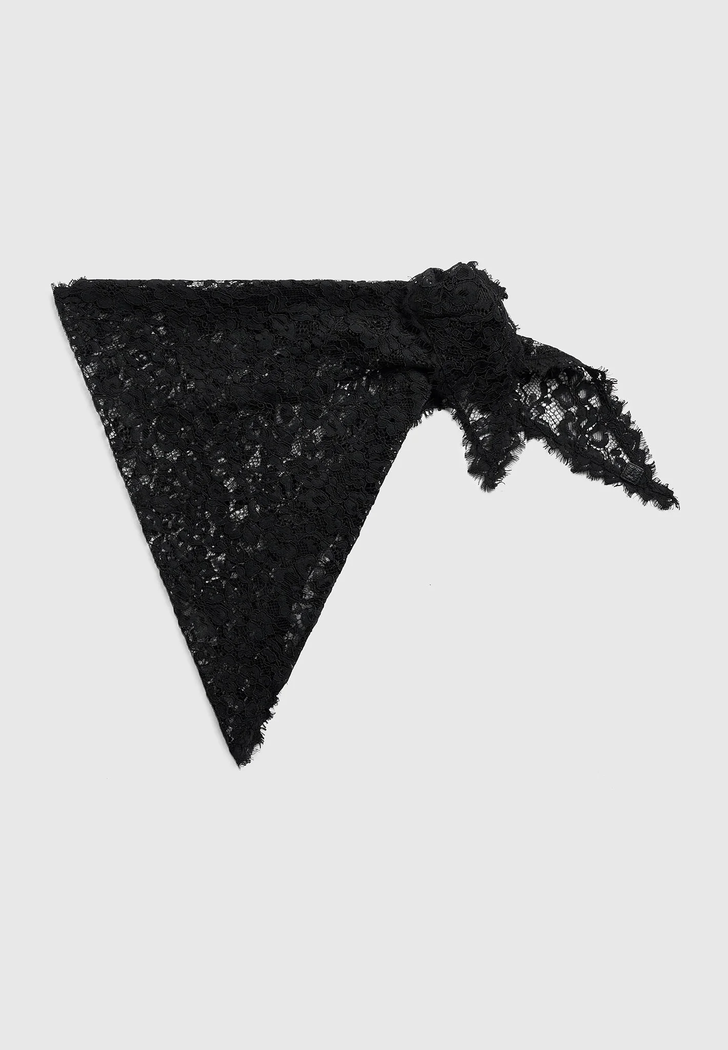 Kadia - Lace Head Scarf - Black - Image 3