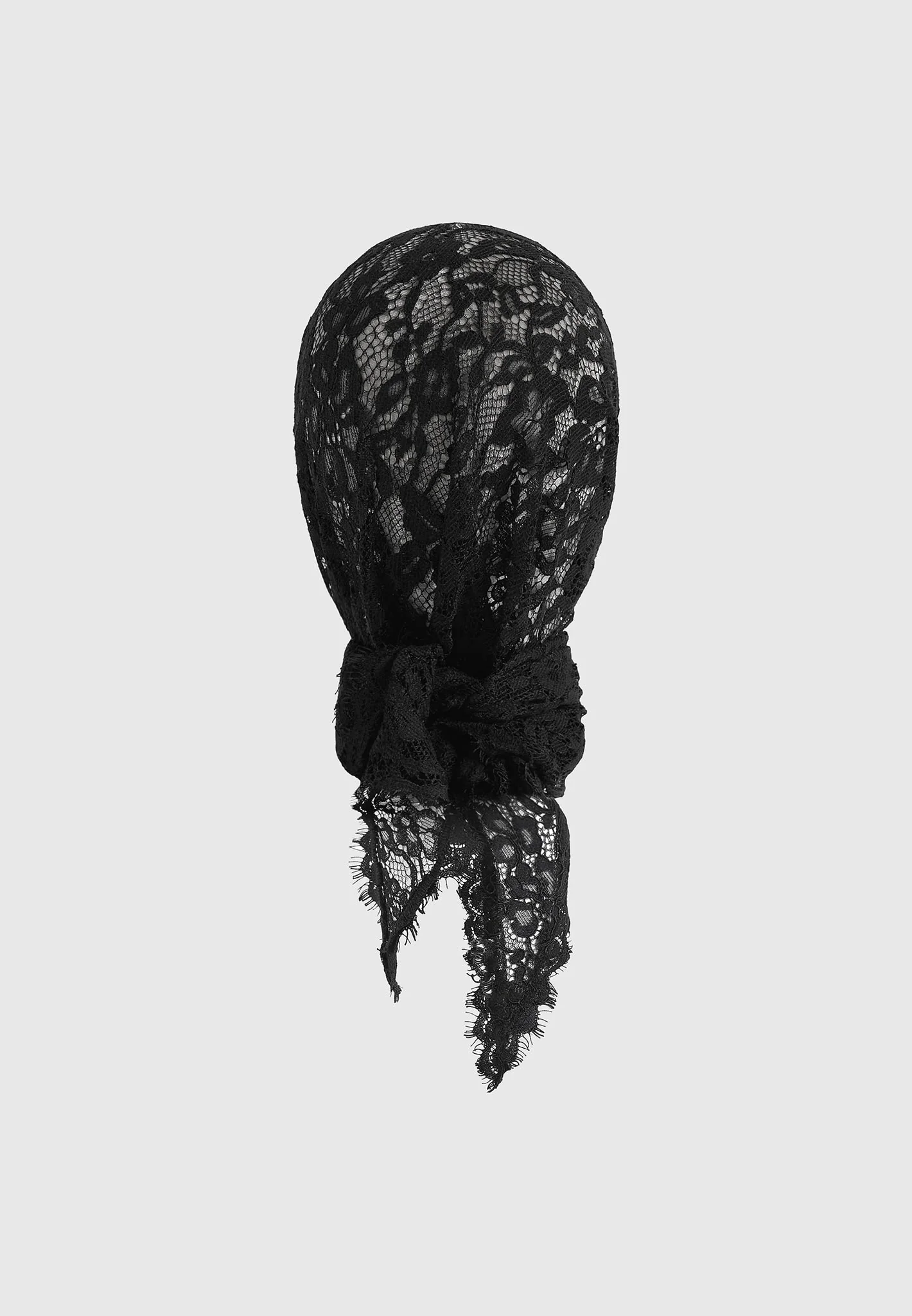 Kadia - Lace Head Scarf - Black - Image 9