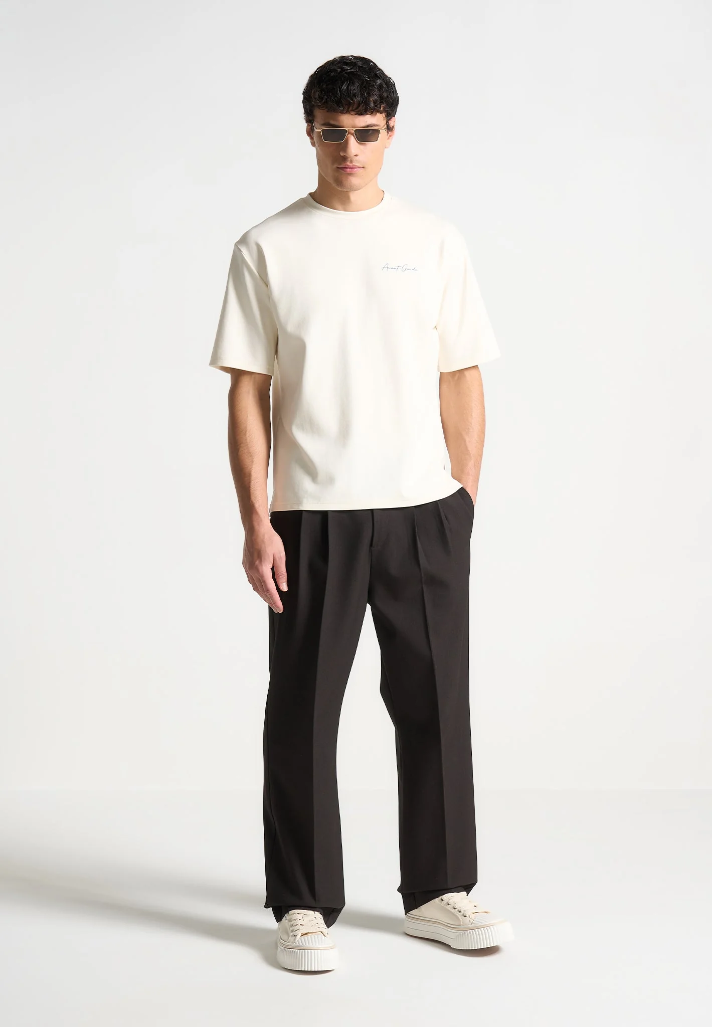L‘Art - Cotton T-Shirt - Cream - Image 8