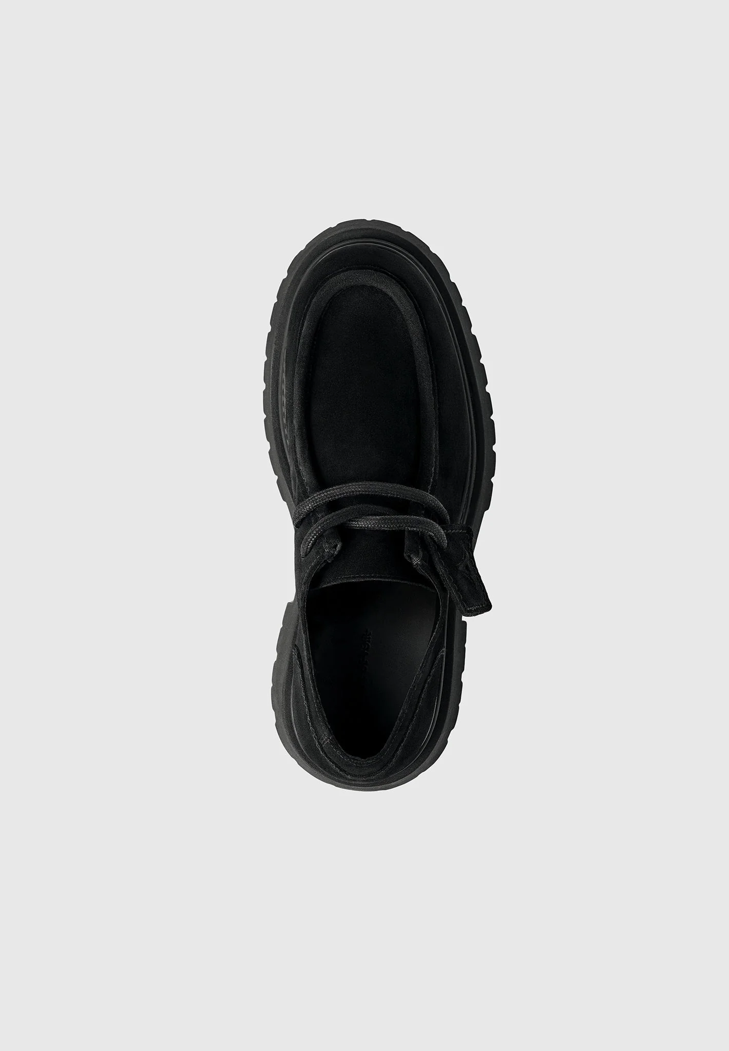 L’Atelier - Suede Lace-up Shoe - Black - Image 4