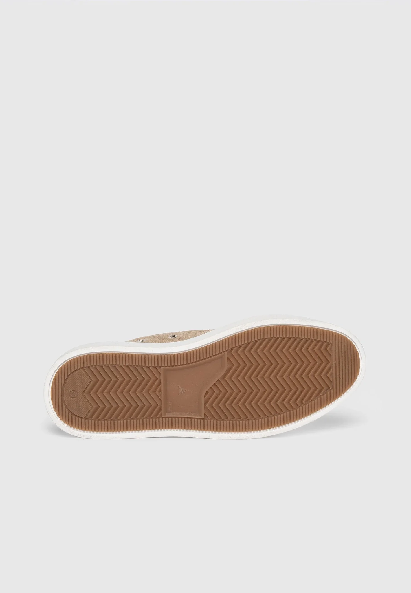 Men's Vienna - Suede Contrast Stitch Sneaker - Beige - Image 6