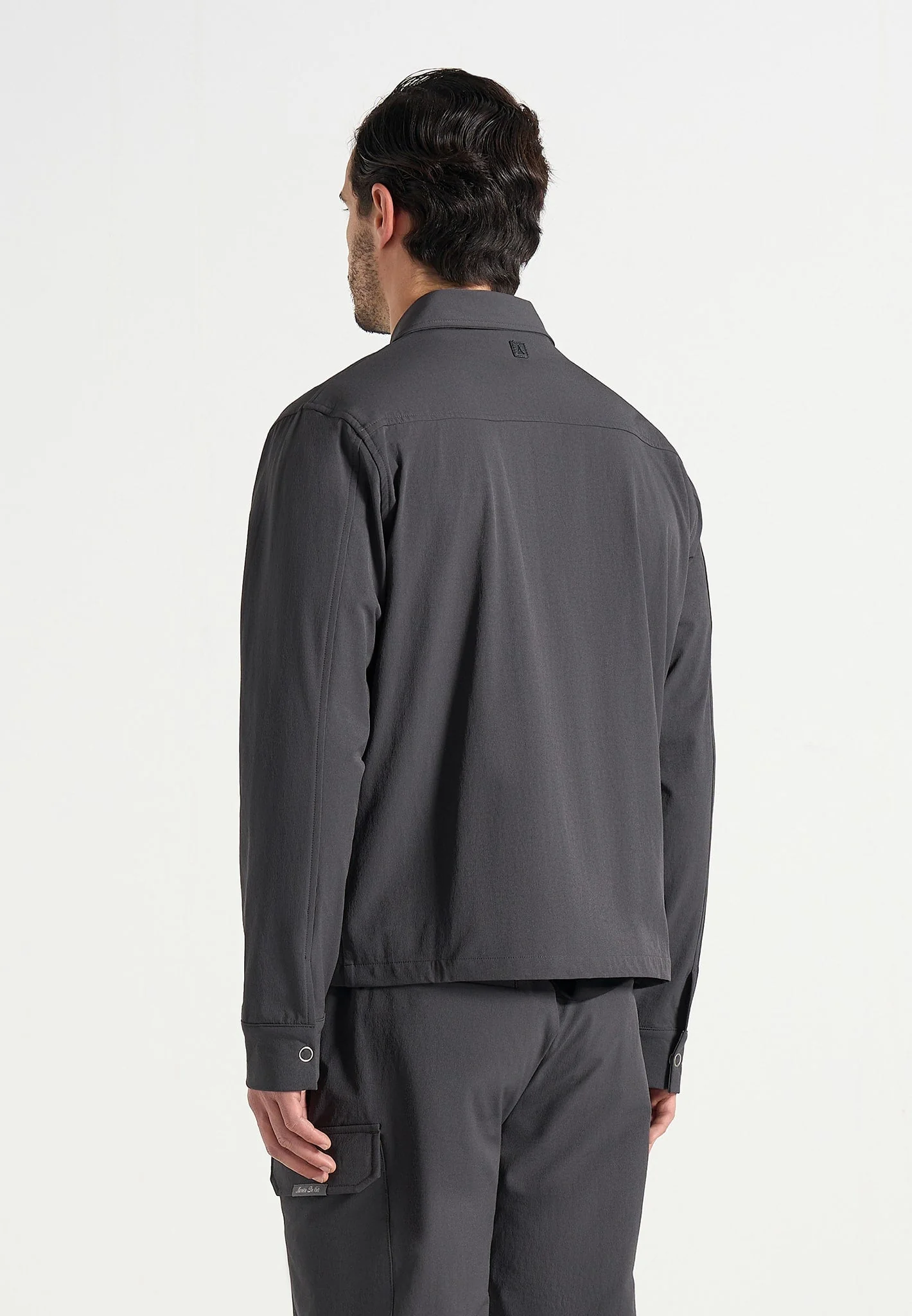 Milo - Technical Cargo Jacket - Charcoal - Image 3