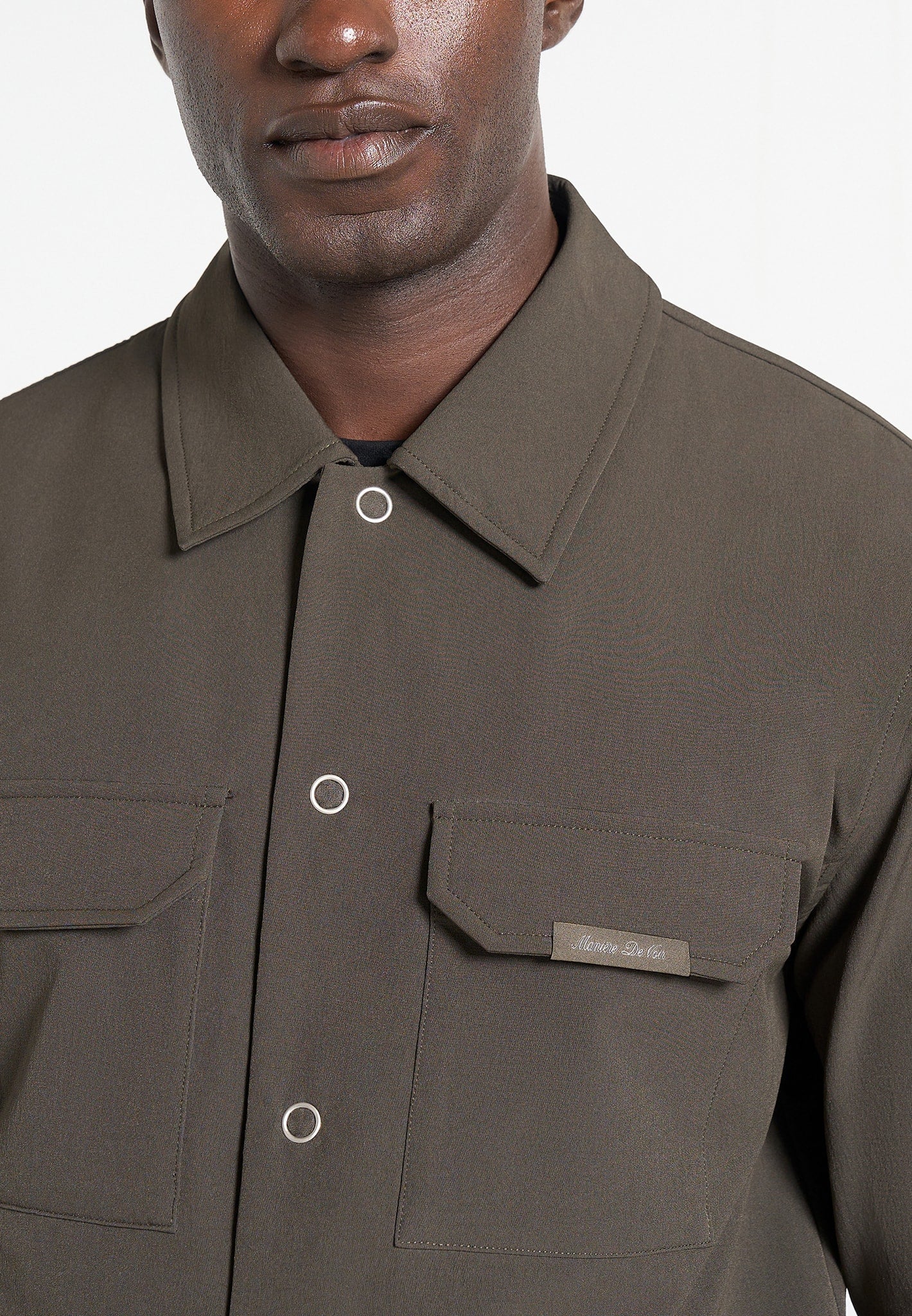 Milo - Technical Cargo Jacket - Olive - Image 4