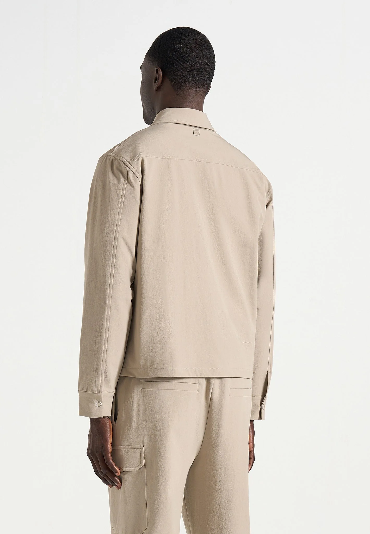 Milo - Technical Cargo Jacket - Taupe - Image 3