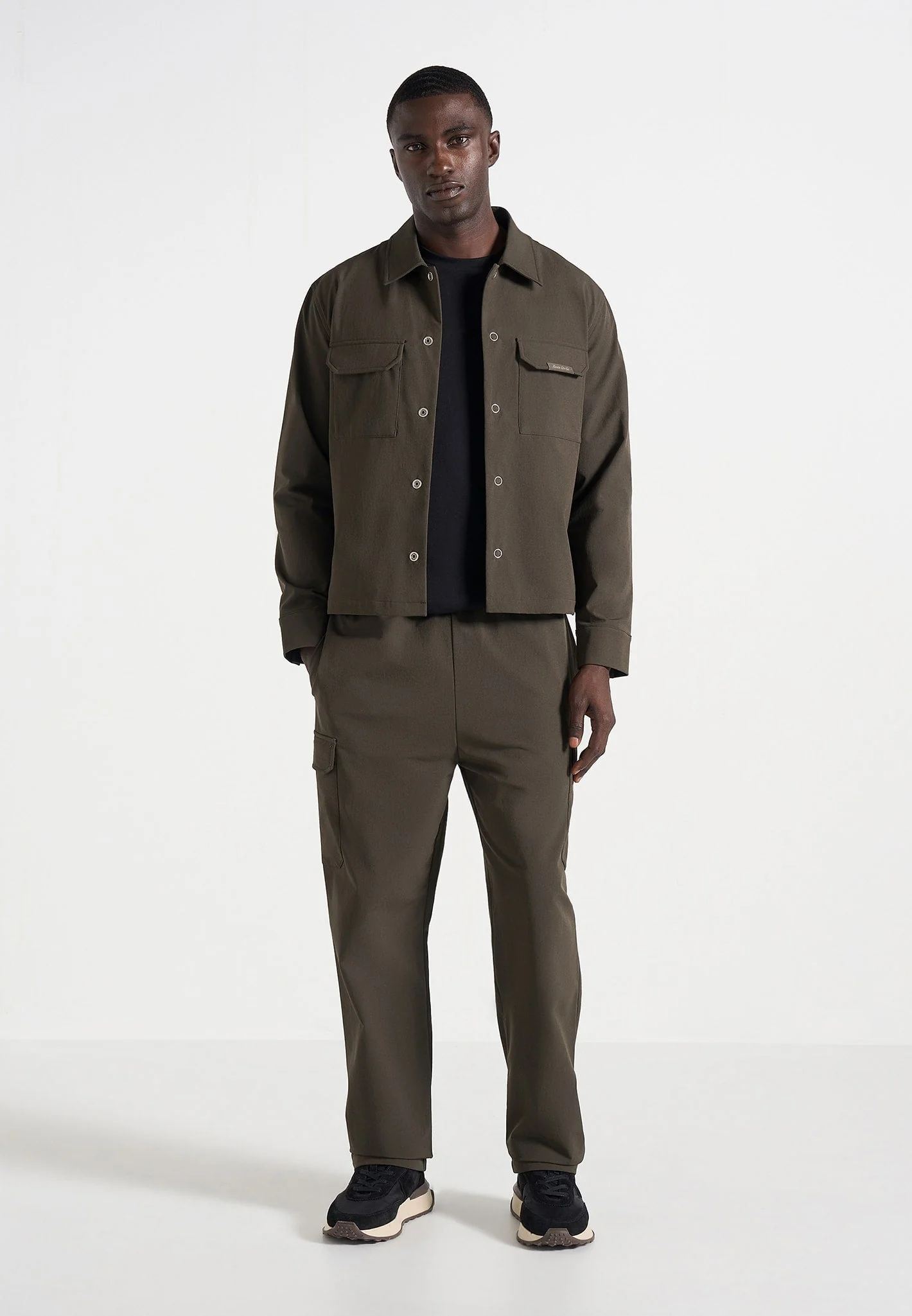 Rayan - Technical Cargo Trousers - Olive - Image 2