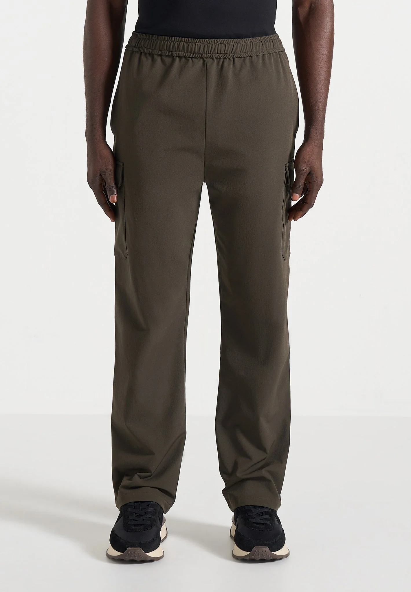 Rayan - Technical Cargo Trousers - Olive - Image 3