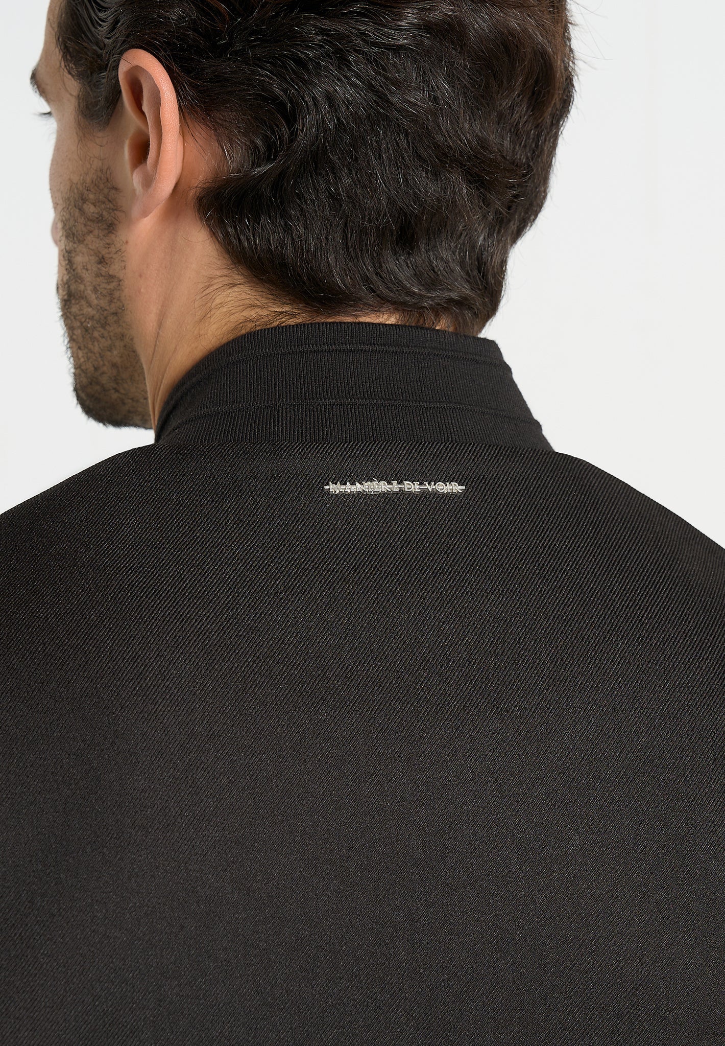 Sami - Tailored Bomber Jacket - Black - Image 5