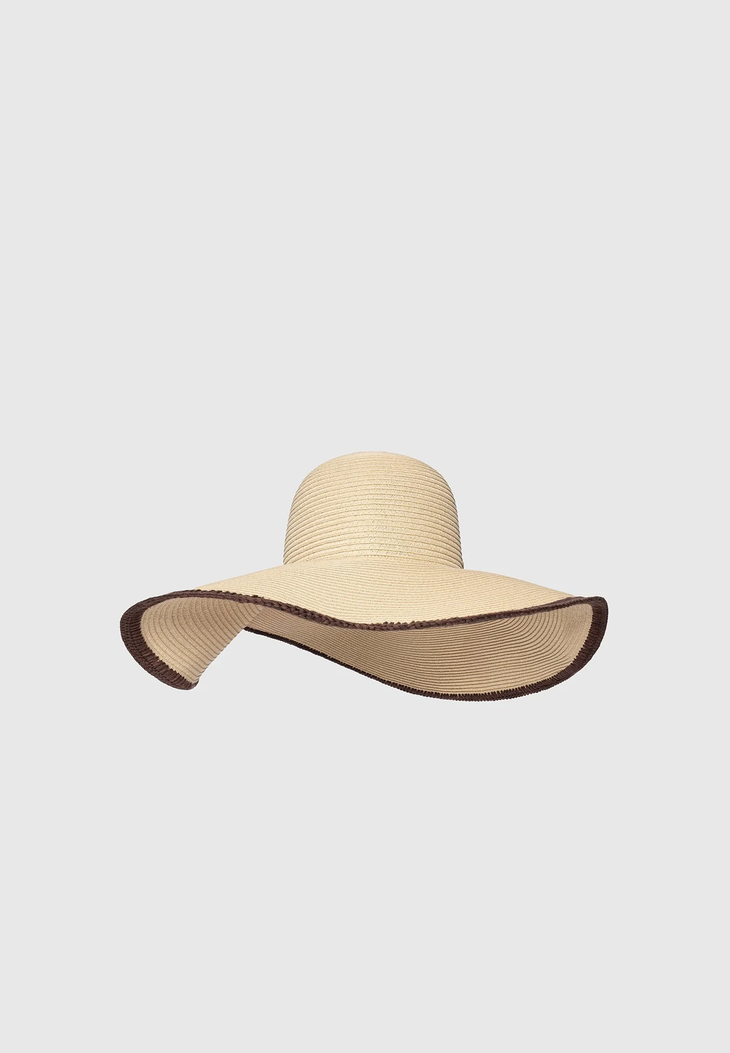 Sandrine - Raffia Oversized Sun Hat - Natural - Image 2