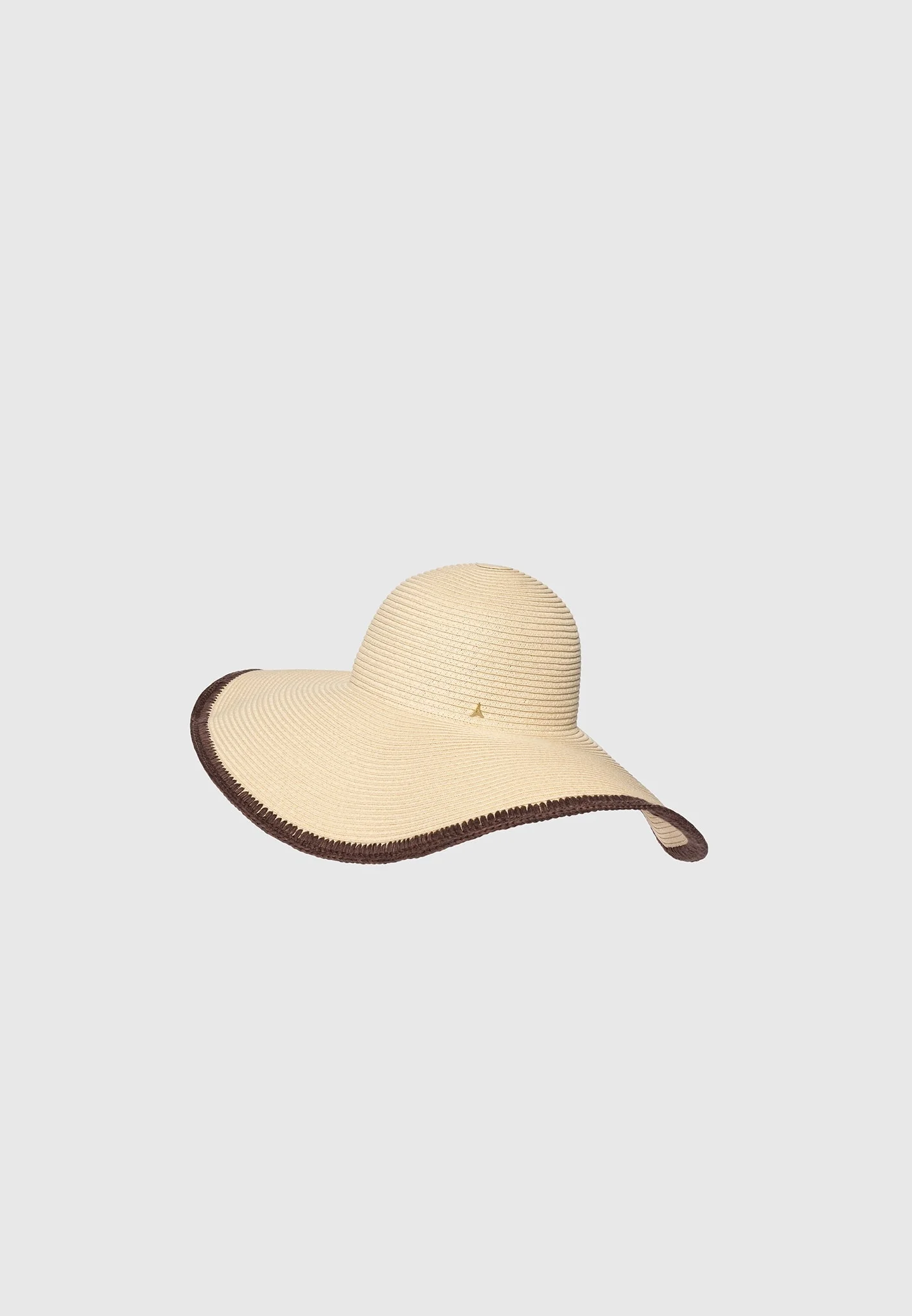 Sandrine - Raffia Oversized Sun Hat - Natural - Image 4