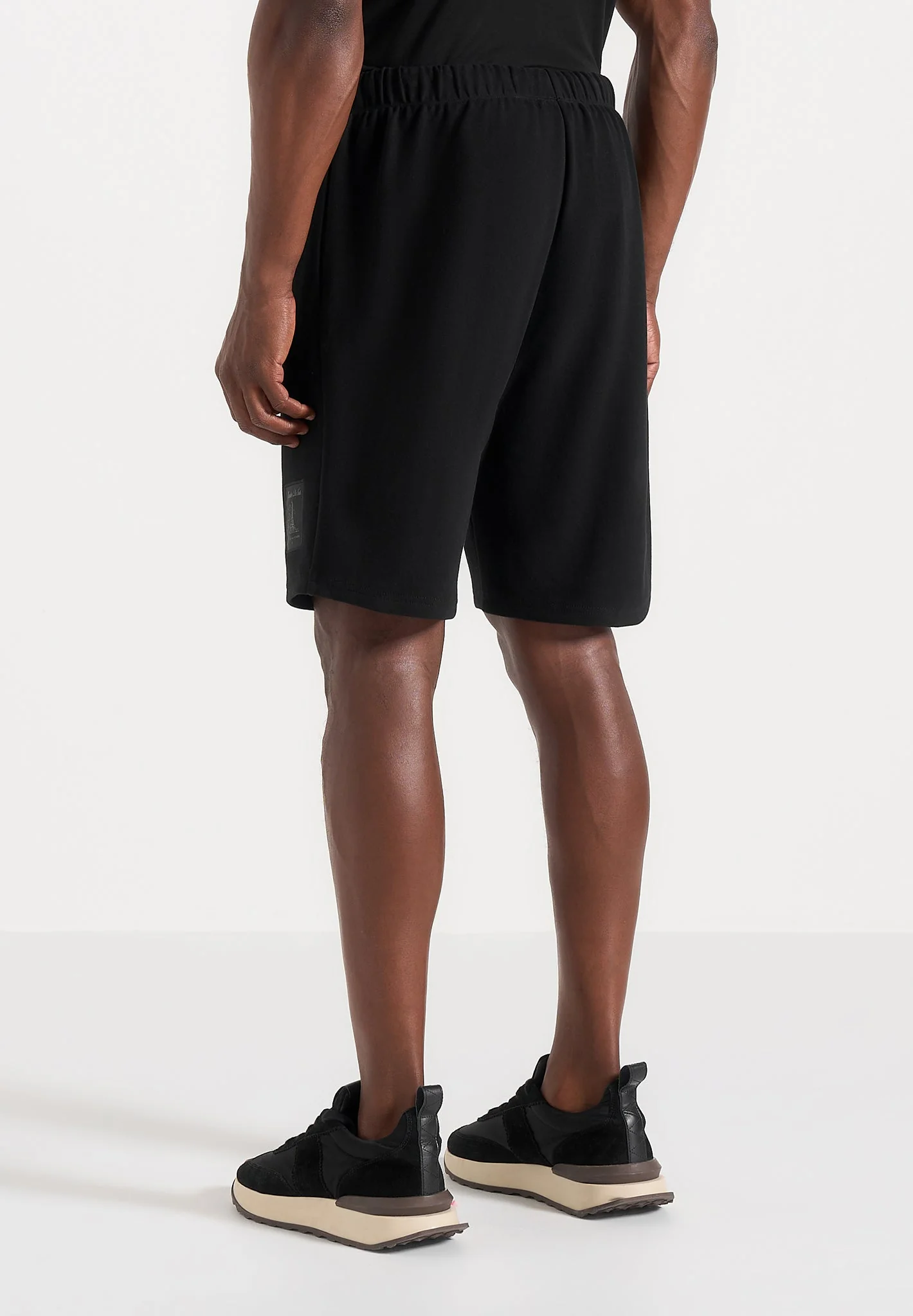 SH001 - Unisex Cotton Shorts - Black - Image 5