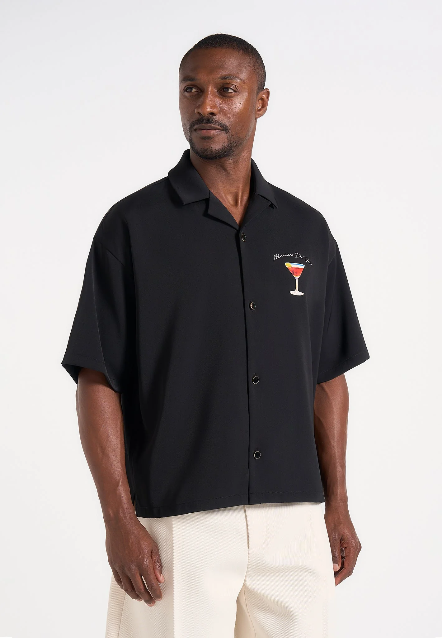 St. Barts - Relaxed Fit Shirt - Black - Image 4