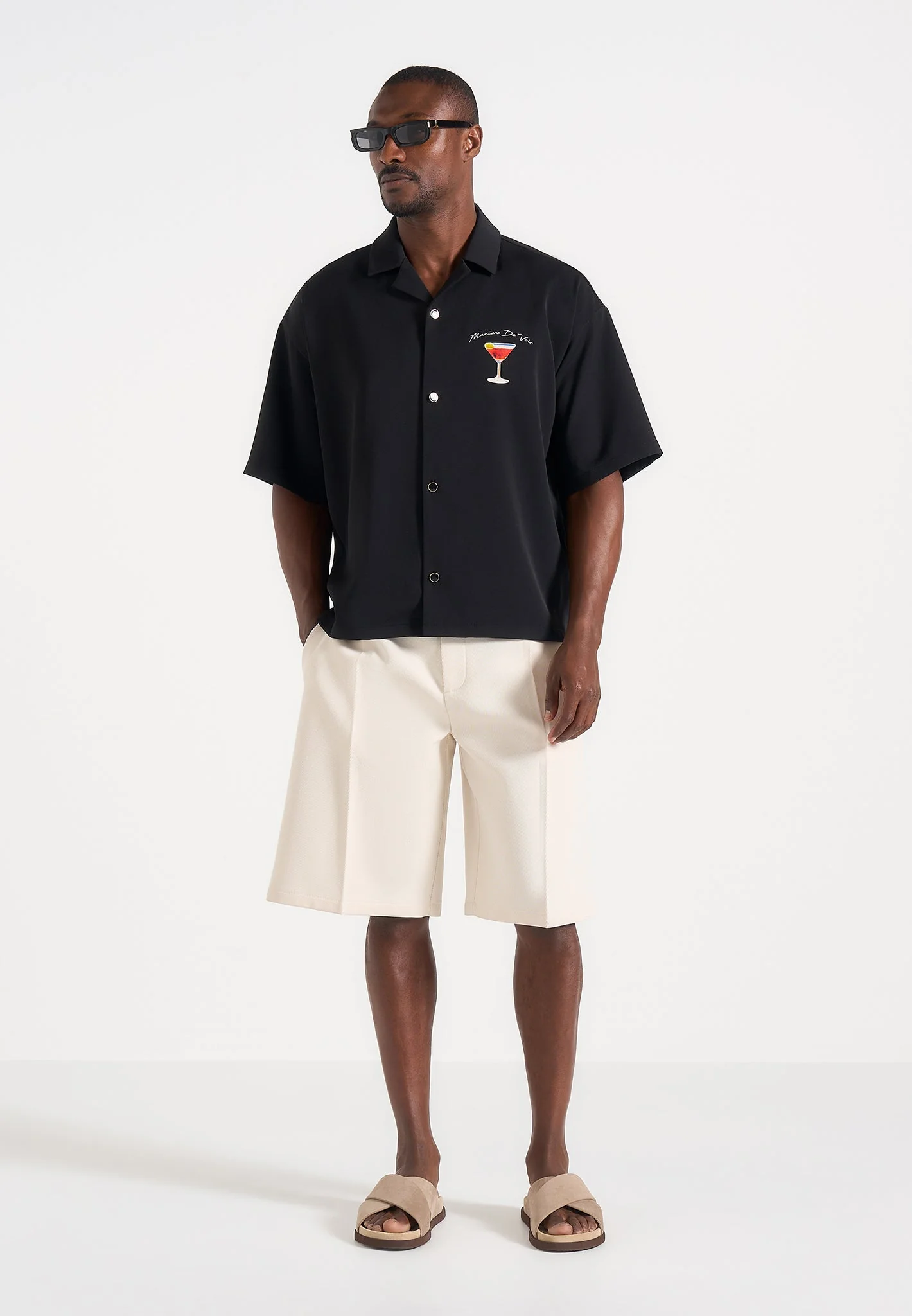 St. Barts - Relaxed Fit Shirt - Black - Image 5