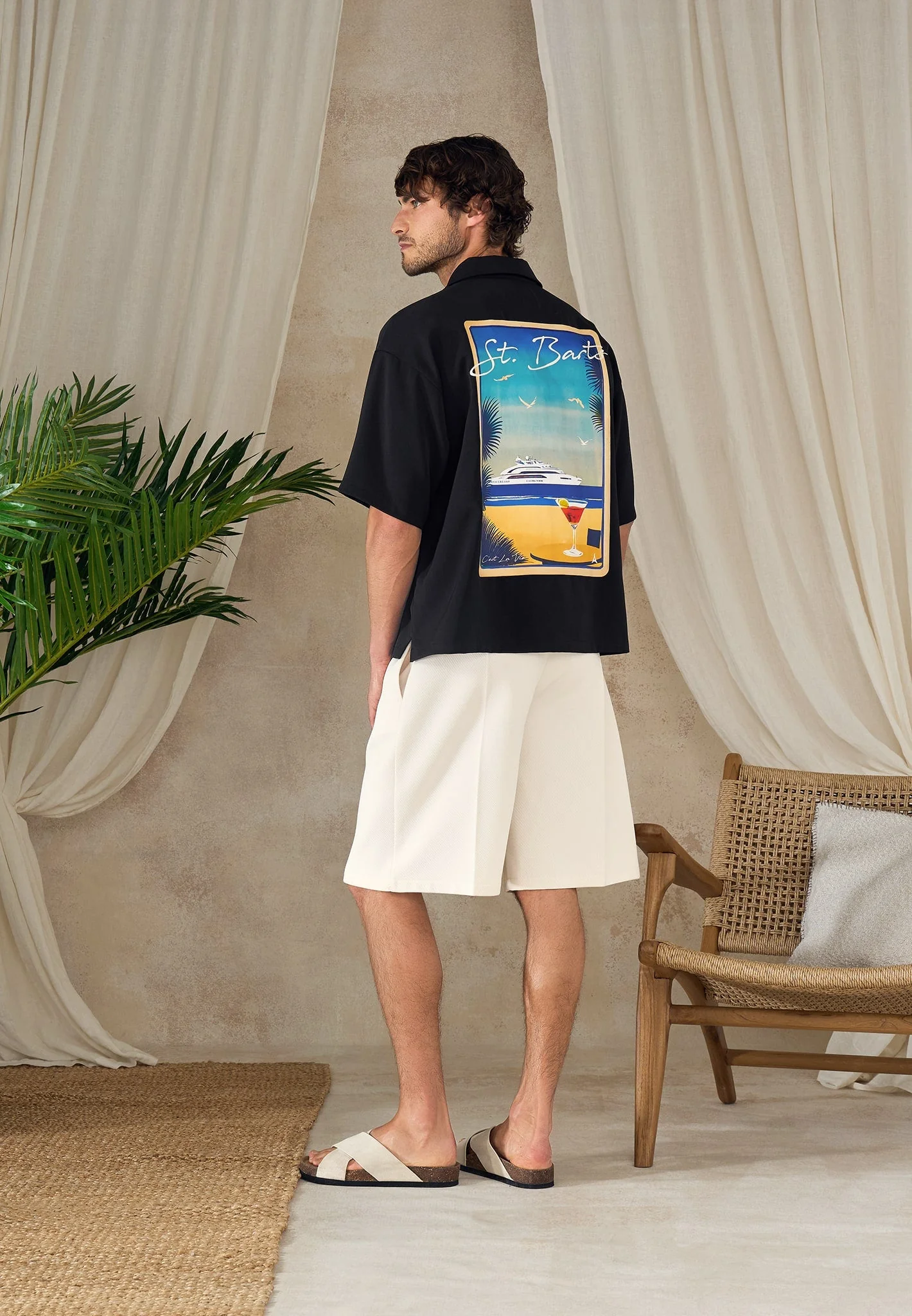 St. Barts - Relaxed Fit Shirt - Black - Image 7