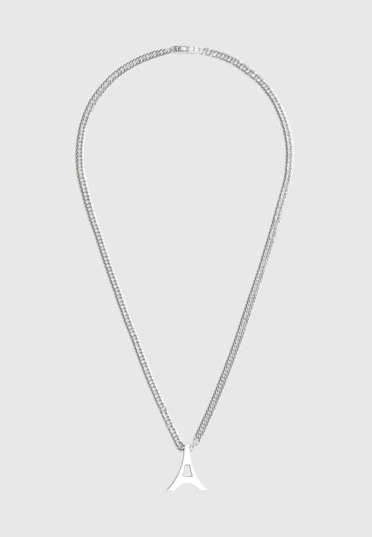 Sterling Silver Eiffel Necklace - Silver - Image 5