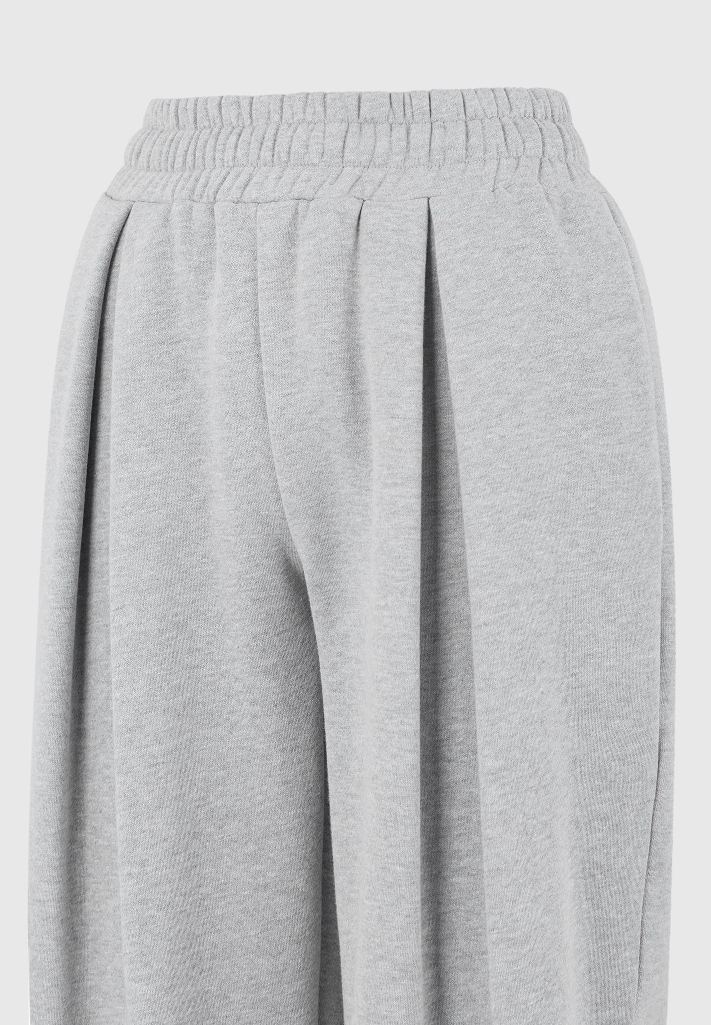 Fanny - Straight Leg Box Pleat Joggers - Grey - Image 6