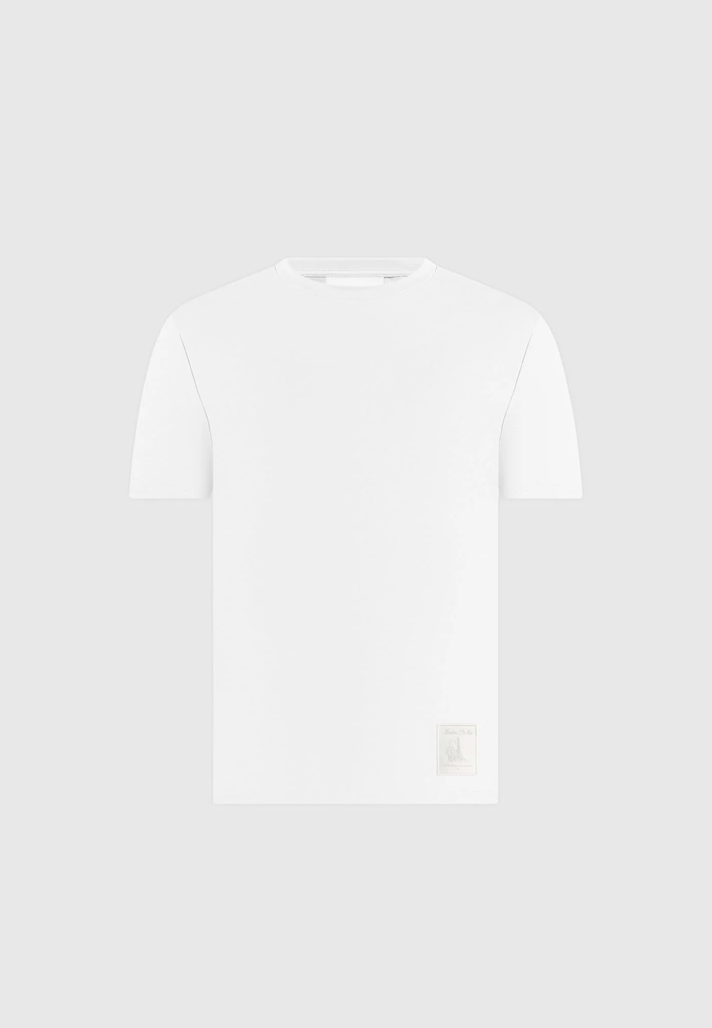 TS002 - Regular Fit Cotton T-Shirt - White - Image 3