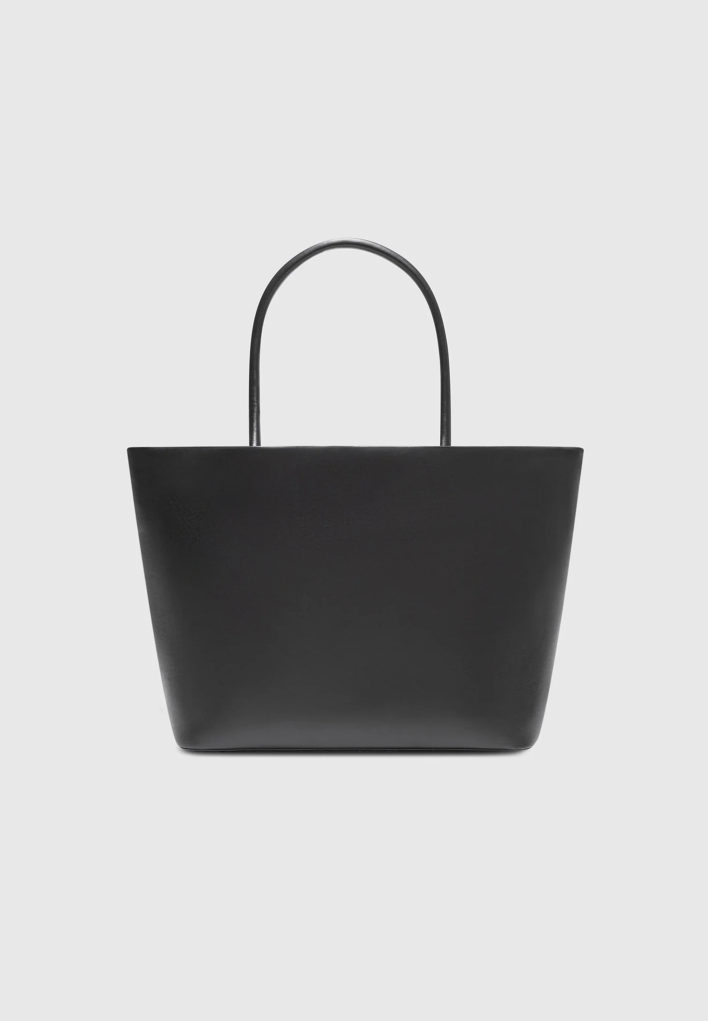 Leather Eiffel Tote Bag - Black - Image 6